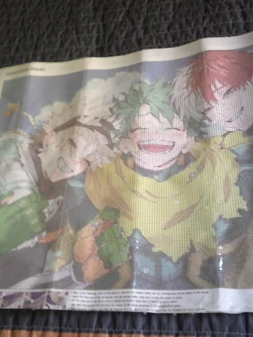 NEW DIAMOND PAINTING CANVAS FEATURING MY HERO ACADEMIA DIY TOOL KIT CRAFTS DEKU